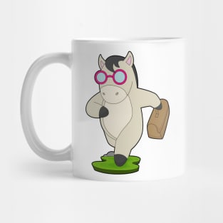 Horse Business woman Briefcase Mug